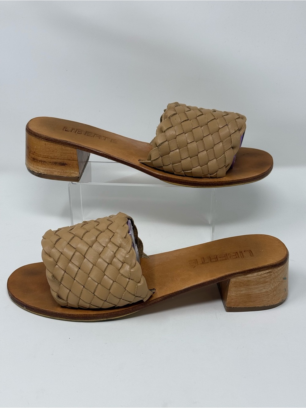 Santorini Woven Mule by the brand Liberté Leather